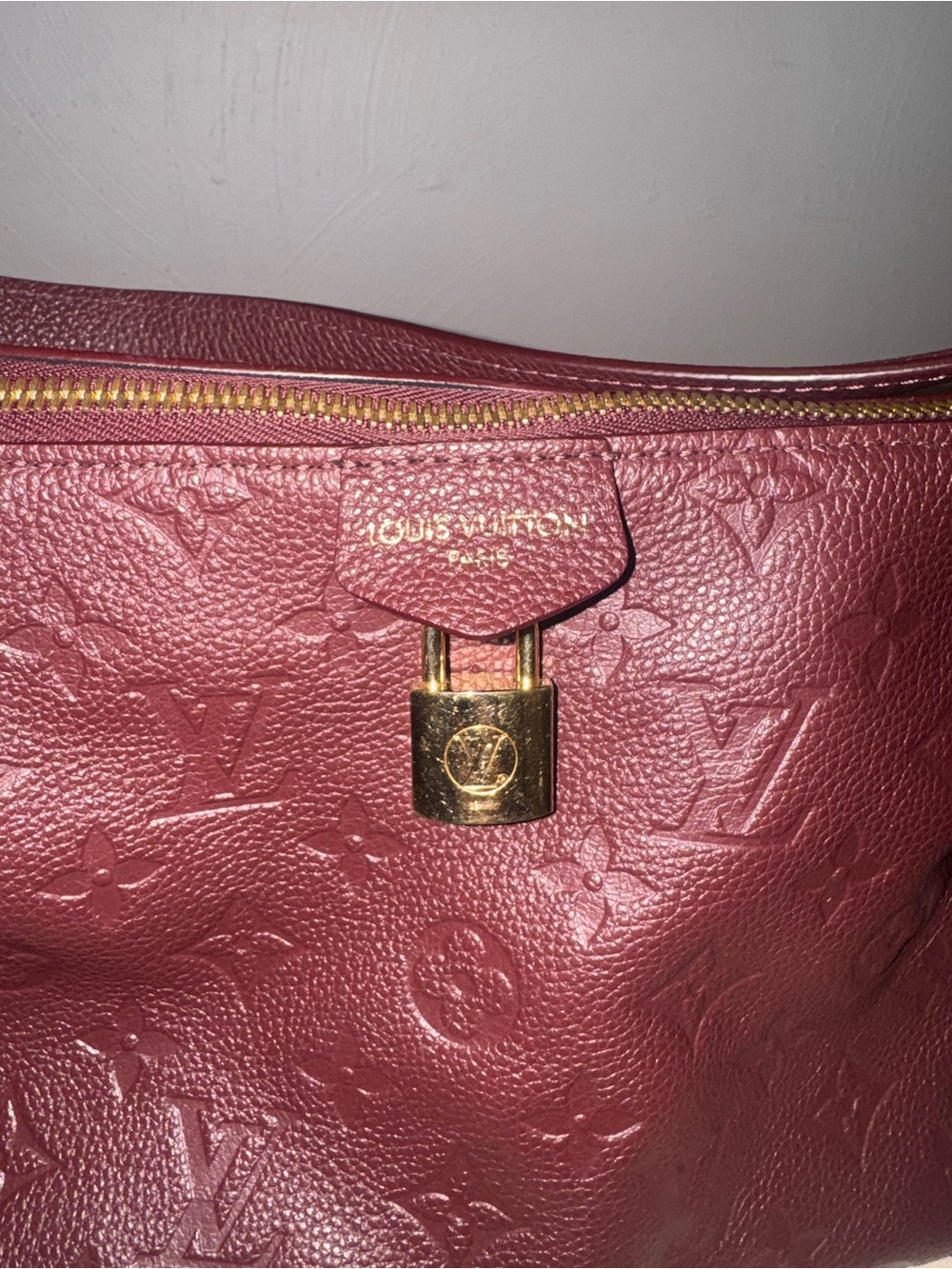 LOUIS VUITTON Authentic Sac Sport Purse PLUS Wallet & Coin Purse - Red/Wine - Picture 5 of 16